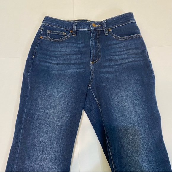 🍁Chico’s high rise skinny ankle blue jeans size 00R (US size 2R) - Picture 3 of 6